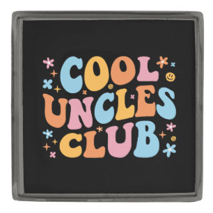 Cool Uncles Club III Gunmetal Finish Lapel Pin