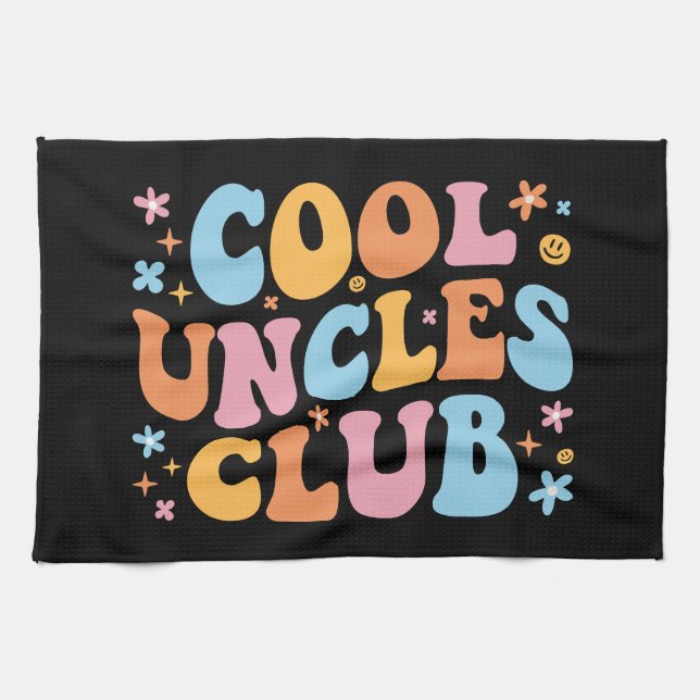Cool Uncles Club III Kitchen Towel (Horizontal)