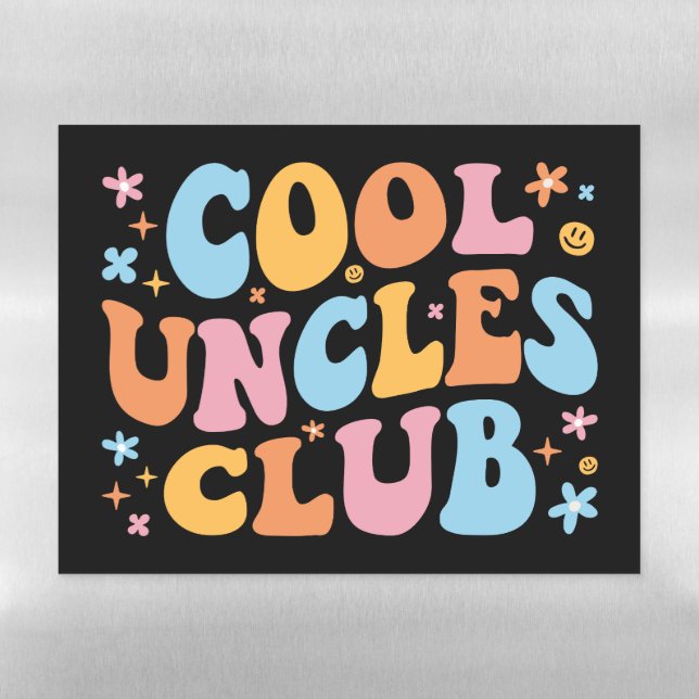 Cool Uncles Club III Magnetic Dry Erase Sheet (Horizontal)