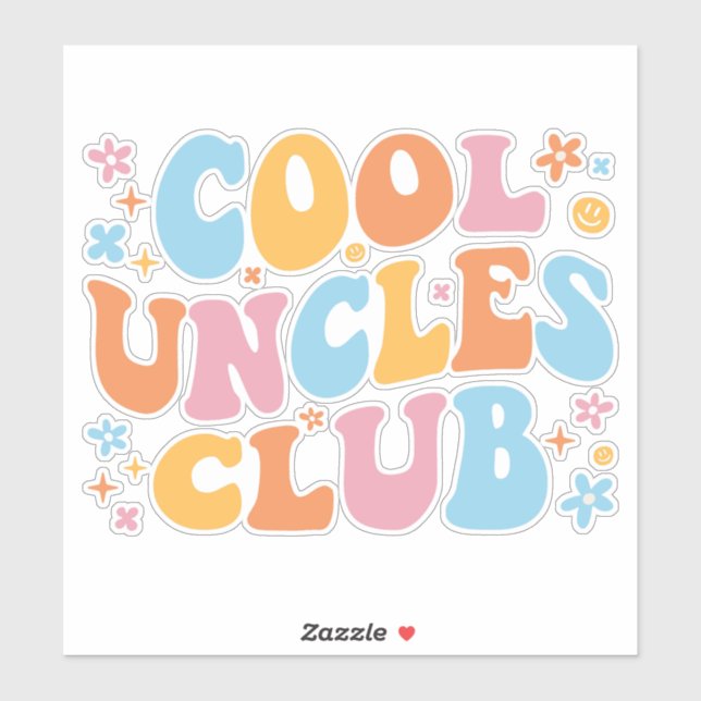 Cool Uncles Club III Sticker (Sheet)
