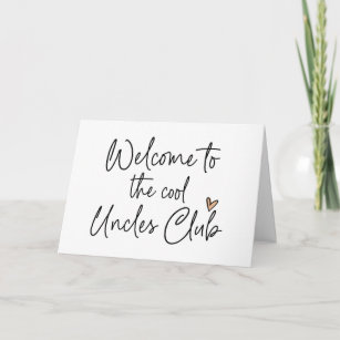 Cool Uncles Club New Baby Pregnancy Announcement