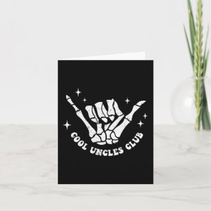Cool Uncles Club Uncle Cke Birthday Father's Day Card