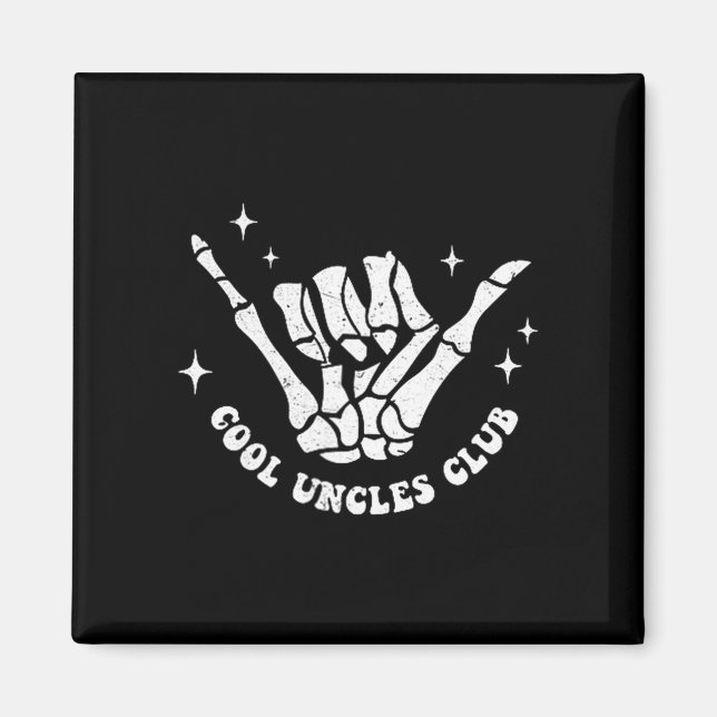 Cool Uncles Club Uncle Cke Birthday Father's Day  Magnet (Front)