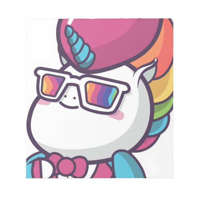 Cool unicorn notepad (Front)