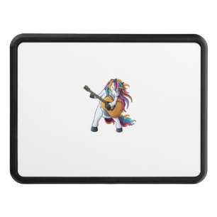 Cool Unicorn Playing Guitar _ Funny Animal Guitari Hitch Cover