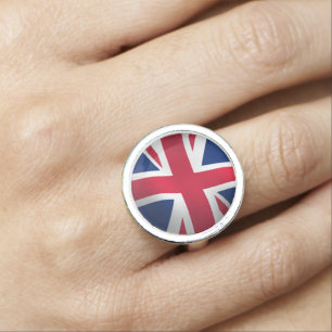 COOL UNION JACK FLAG RING