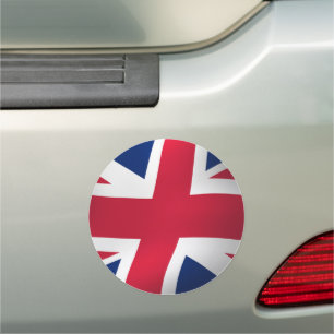 COOL UNION JACK UK FLAG CAR MAGNET