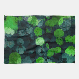 Cool, unique art of floral / flower pattern kitchen towel