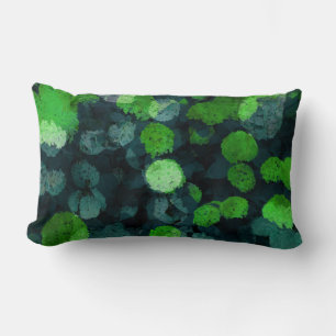 Cool, unique art of floral / flower pattern lumbar pillow