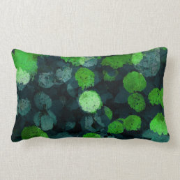 Cool, unique art of floral / flower pattern lumbar pillow