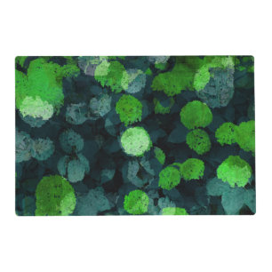 Cool, unique art of floral / flower pattern placemat