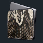 Cool Unique Cobra Snake Skin Print Design Laptop Sleeve<br><div class="desc">Cool Unique Cobra Snake Skin Print Design.</div>