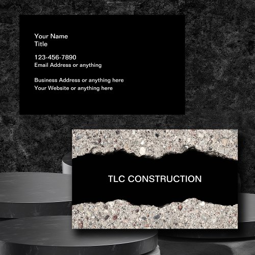 Cool Unique Construction Business Cards 