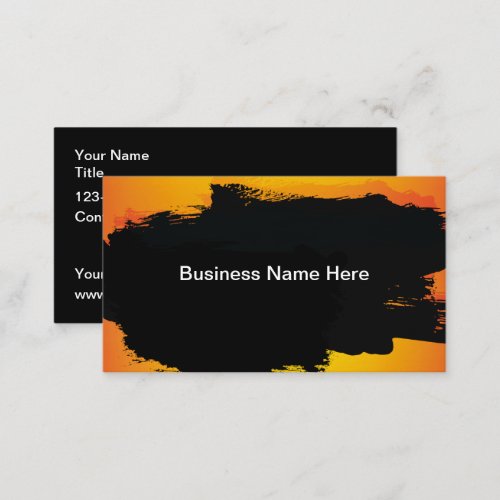 Cool Unique Construction Excavating Business Cards