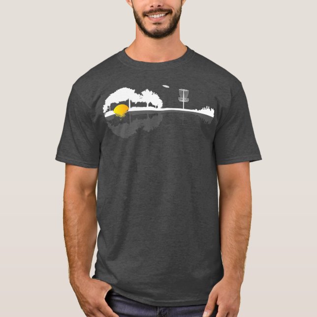 Cool Unique Disc Golf Lover Gift Frisbee Golfer T-Shirt (Front)
