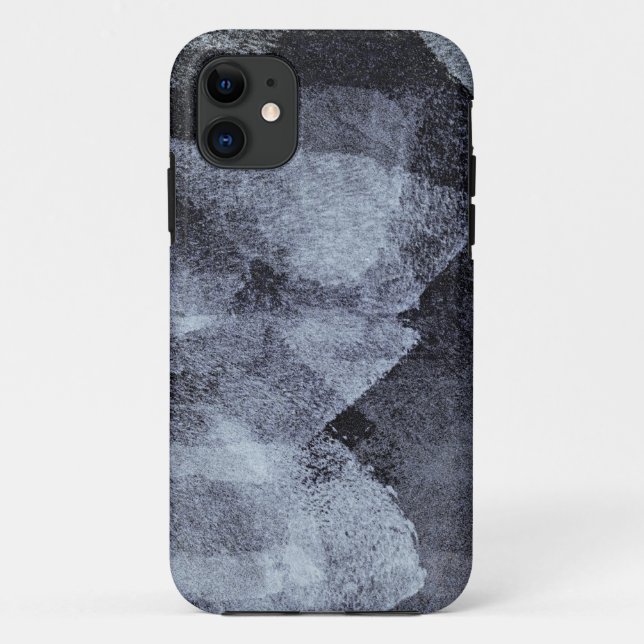 cool, unique modern purple grey painting art Case-Mate iPhone case (Back)