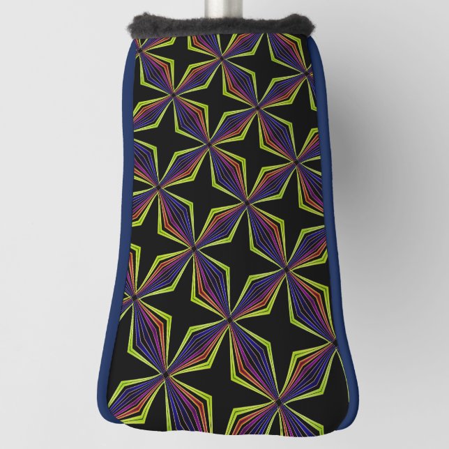 Cool Unique Pattern  Golf Head Cover (Rotate 90)