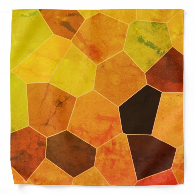 Cool Unique Rustic Pattern Bandana (Front)