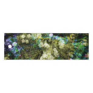 Cool, unique, trendy digital art of flower pattern ruler