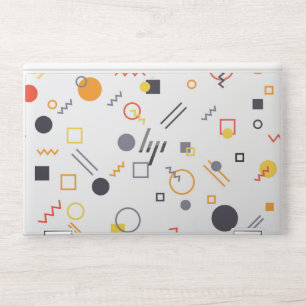 Cool, unique, trendy, urban abstract illustration HP laptop skin