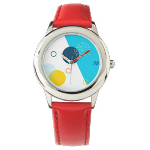 Cool, unique, trendy, urban, Memphis illustration Watch