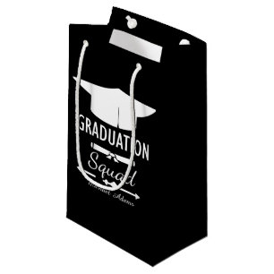 Cool unisex graduation customizable small gift bag