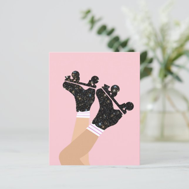 Cool Universe Roller Skates Derby Skater Gift (Standing Front)