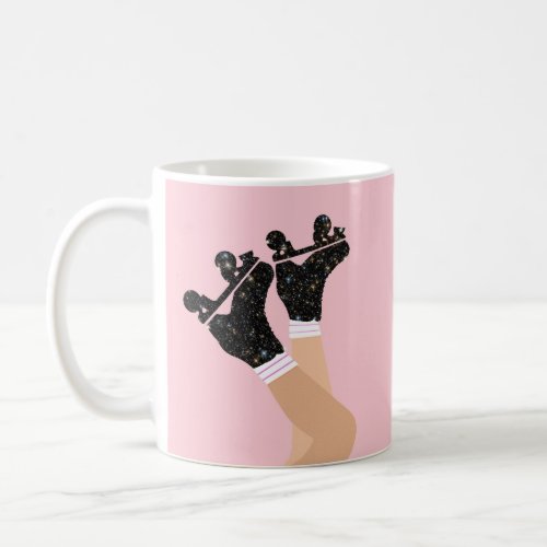 Cool Universe Roller Skates Derby Skater Gift   Coffee Mug