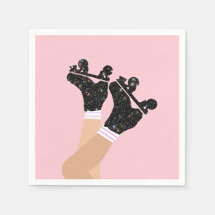 Cool Universe Roller Skates Derby Skater Gift Napkins