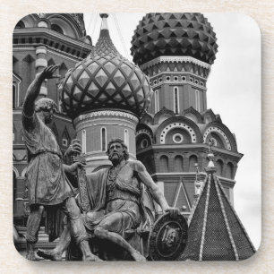 Cool, urban Minin and Pozharsky photo Beverage Coaster