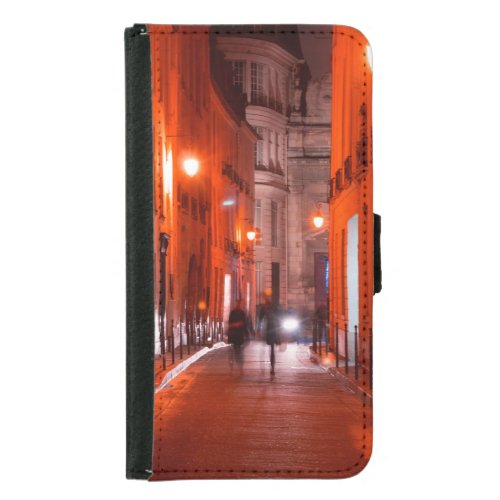 Cool urban modern photo of Parisian lifestyle Wallet Phone Case For Samsung Galaxy S5