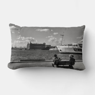 Cool, urban photo of lifestyle in Istanbul Lumbar Pillow