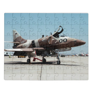 Cool US Air Force A-4 Skyhawk Aircraft Jigsaw Puzzle