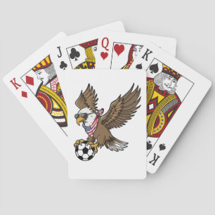 Cool USA Soccer Eagle Sunglasses Vintage Patriotic Poker Cards