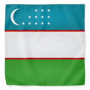 Cool Uzbekistan Flag Fashion Bandana