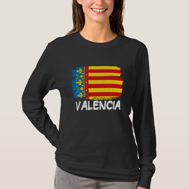 Cool Valencia Flag  1 T-Shirt (Front)