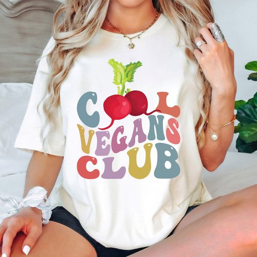 Cool Vegans Club  Vintage Plants Lover  T_Shirt