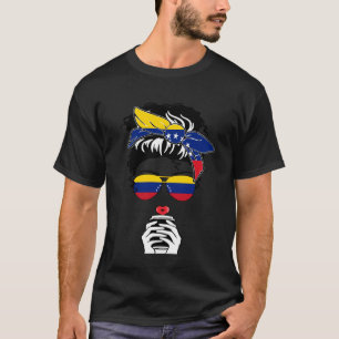 Cool Venezuelan Coffee Mommy Girl Aunt Venezuela F T-Shirt