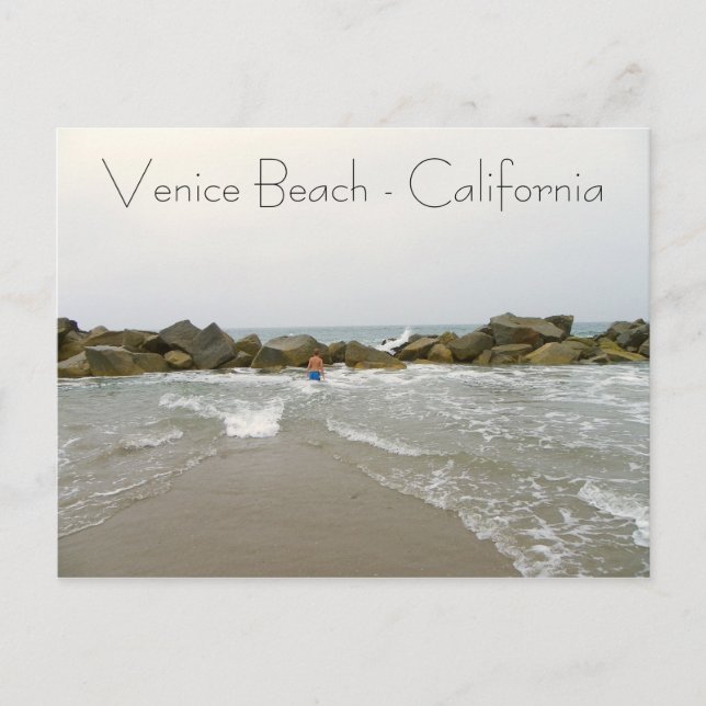 Cool Venice Beach Postcard! Postcard (Front)
