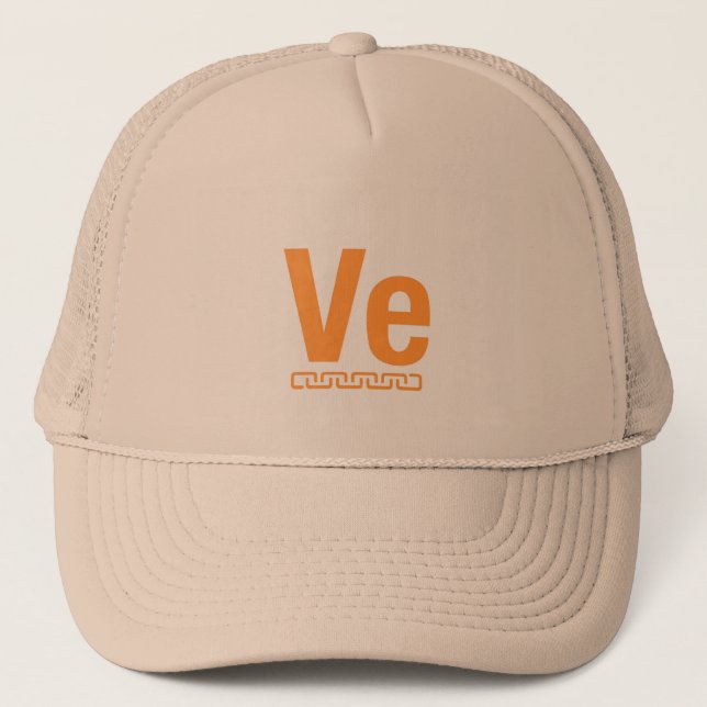 Cool Veritaseum Cryptocurrency Coin Sign Trucker Hat (Front)