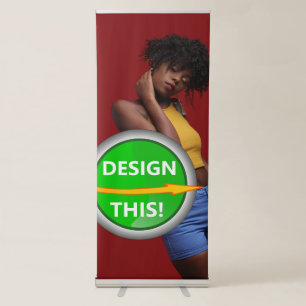 COOL! Vertical Retractable Banner - Light & Sturdy