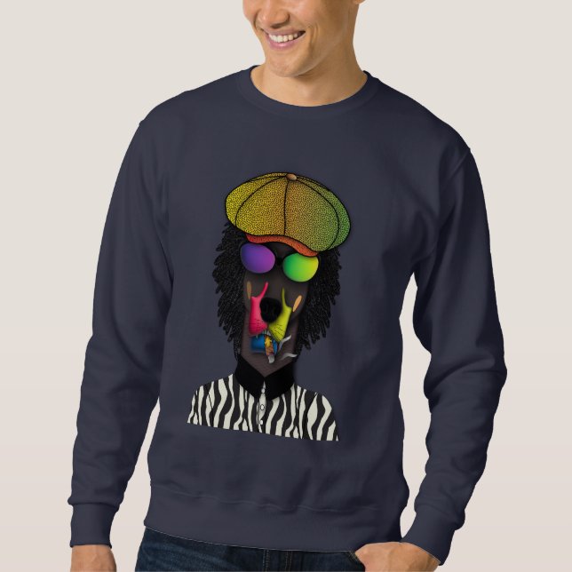 "Cool Vibes Only" Urban Doberman Sweatshirt (Front)