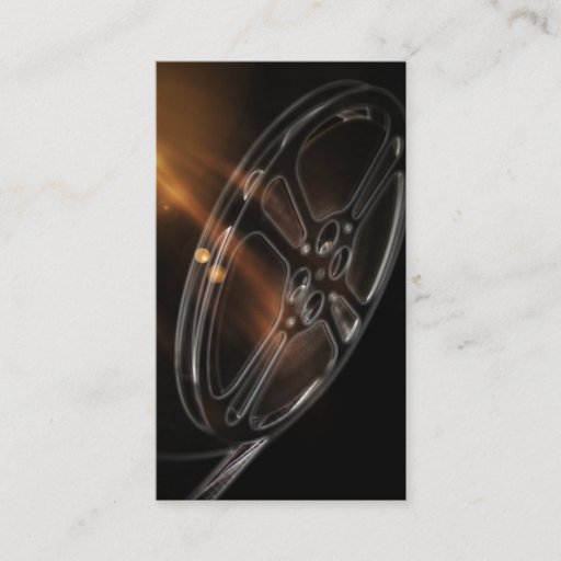 Customizable Film Highlights Rolling Business Card