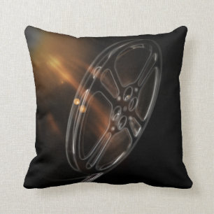 Cool Video Film Production Movie Reel Throw Pillow