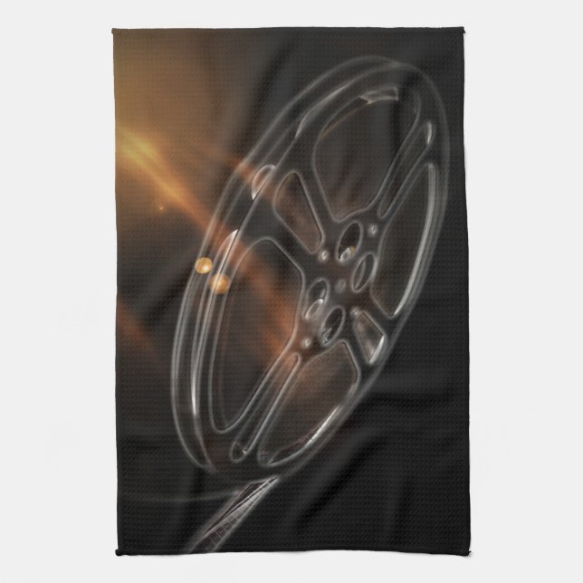 Cool Video Film Production Movie Reel Towel (Vertical)
