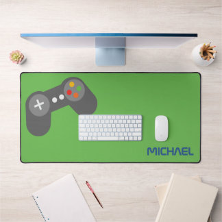 Cool Video Game Controller Kids Personalized Desk Mat