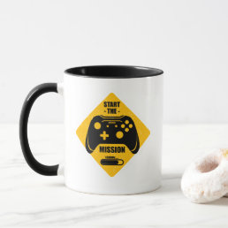 cool video gamer add monogram mug