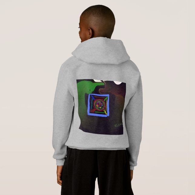 Cool View! - Boy's Hoodie (Back Full)