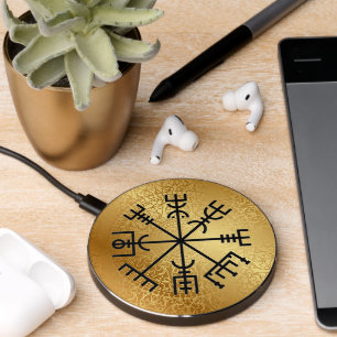 Cool Viking Compass Wireless Charger! Charger