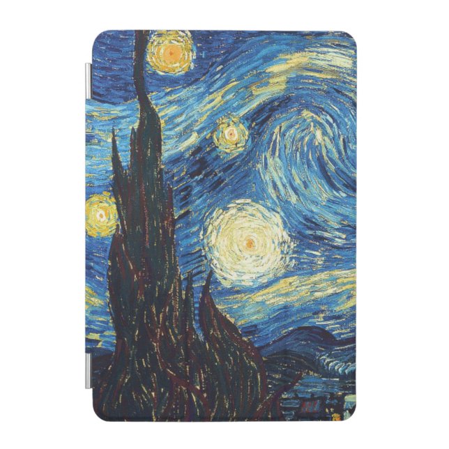   Cool Vincent van Gogh "Starry Night" iPad cases (Front)